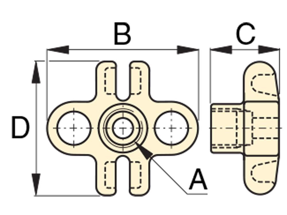 Dimension diagram for A-5
