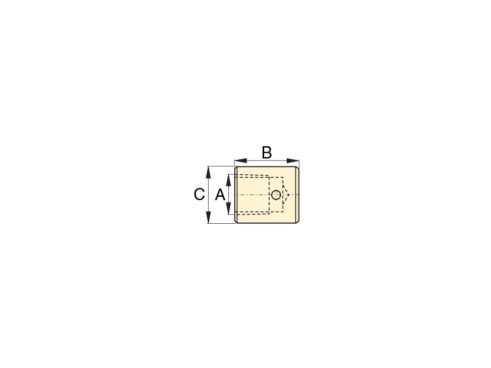 Dimension diagram for A185
