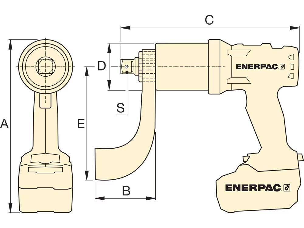 Dimension diagram for BTW2000
