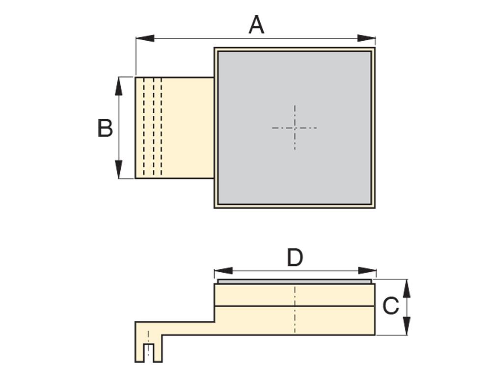 Dimension diagram for ELP-80