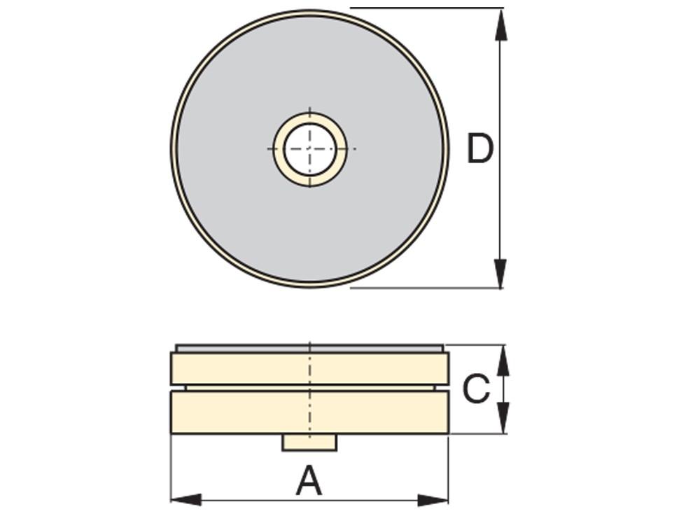 Dimension diagram for ES-1