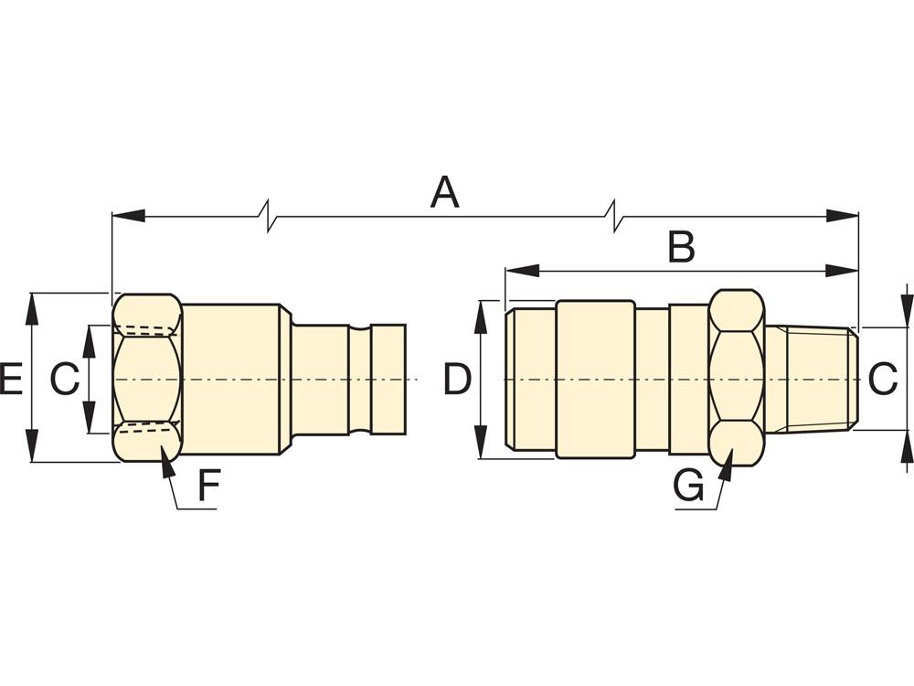 Dimension diagram for F604