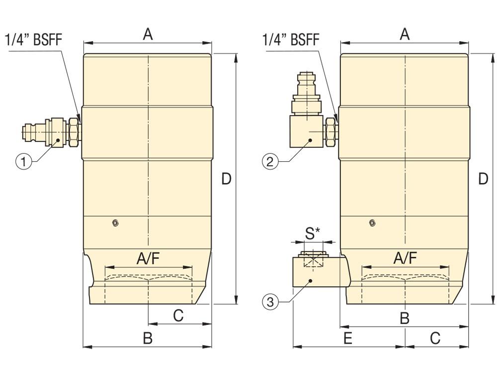 Dimension diagram for FTR1093610SG