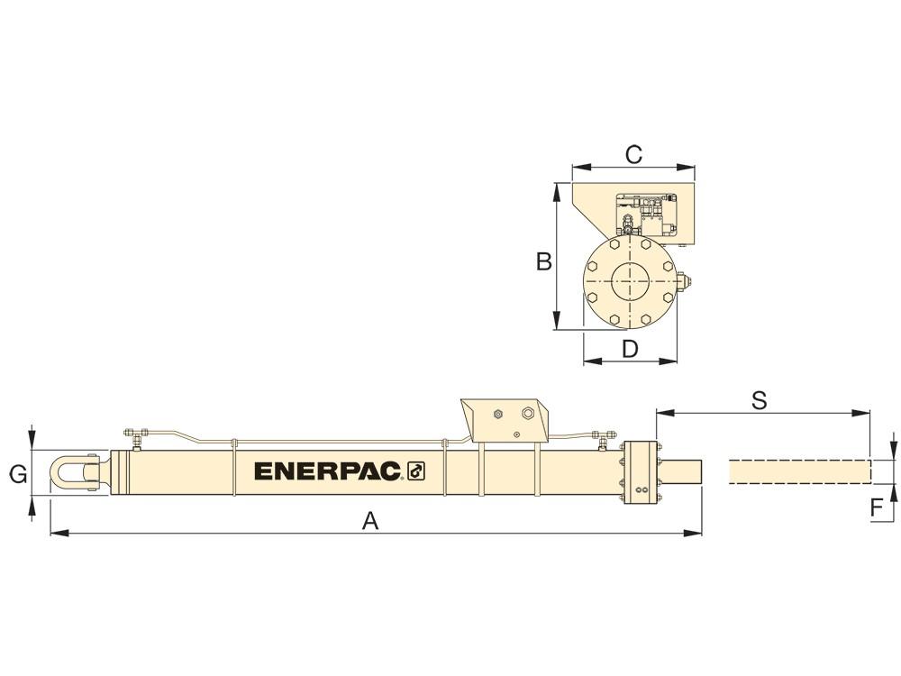 Dimension diagram for LSA2236-H