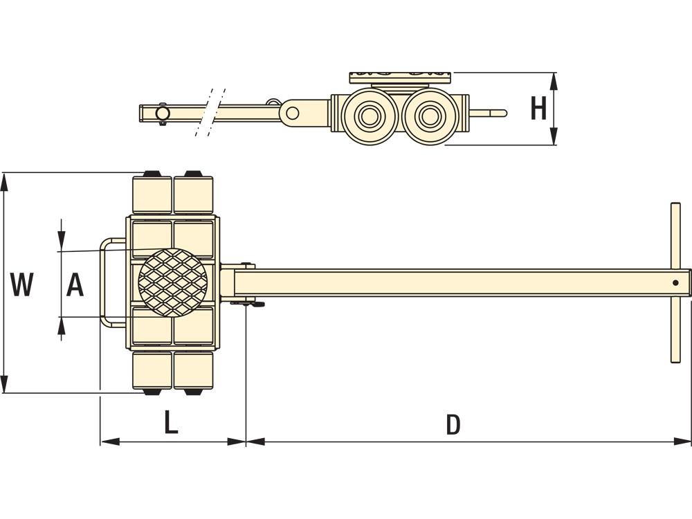 Dimension diagram for MLSF3