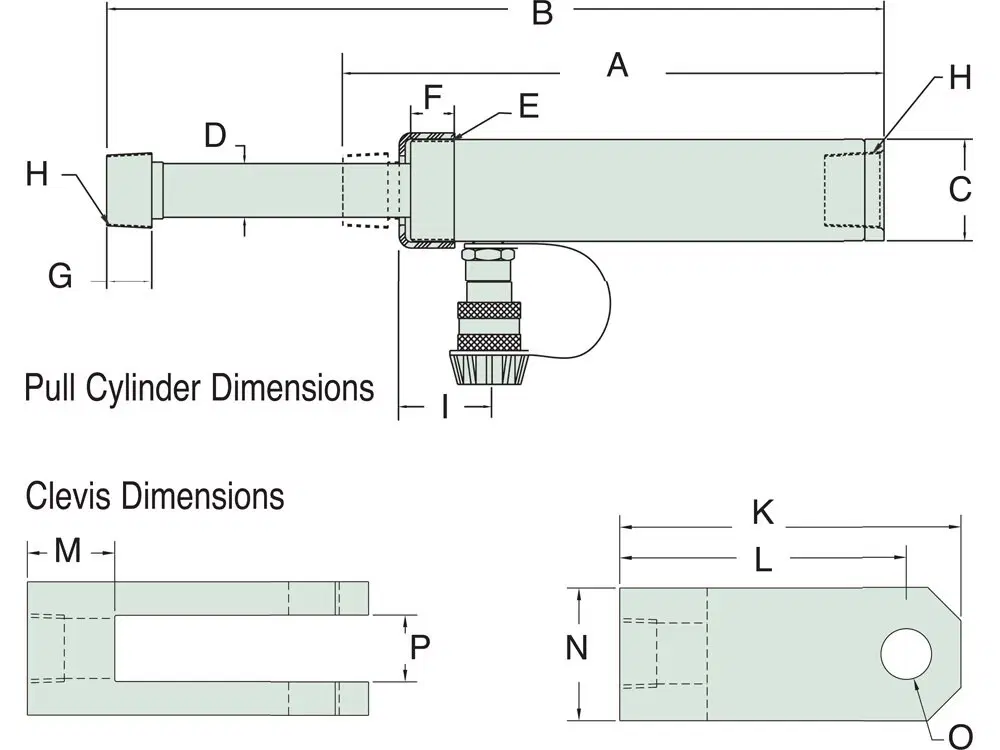 Dimension diagram for RP25A