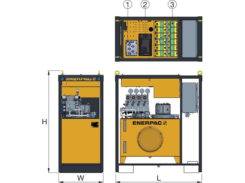 Dimension diagram for SFP409SB