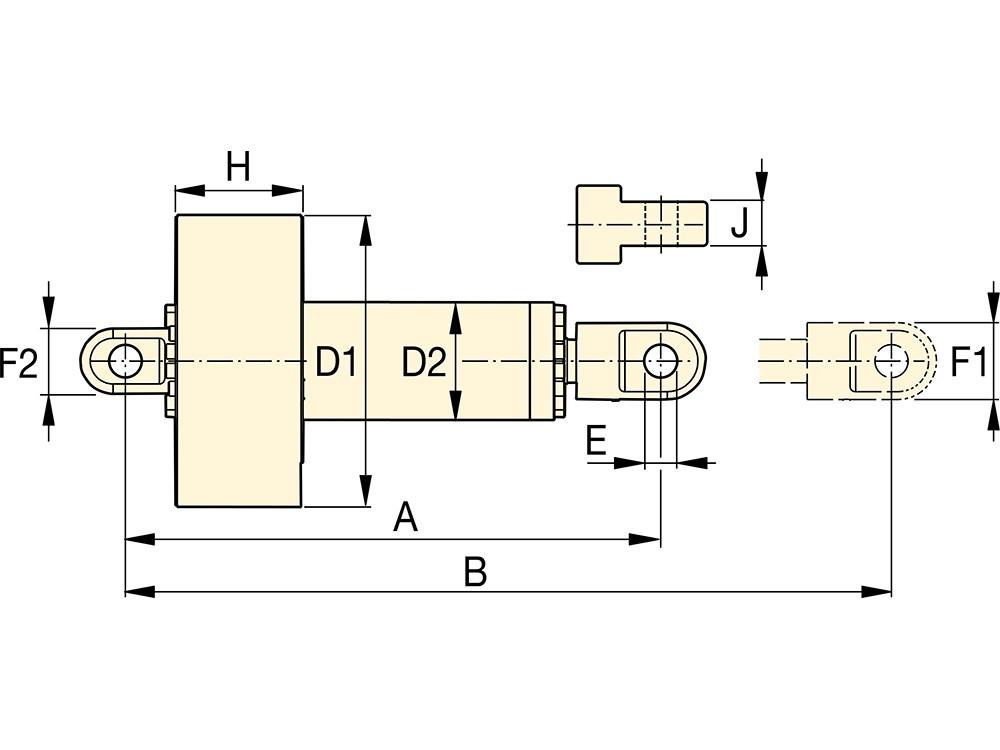 Dimension diagram for SHC11060S