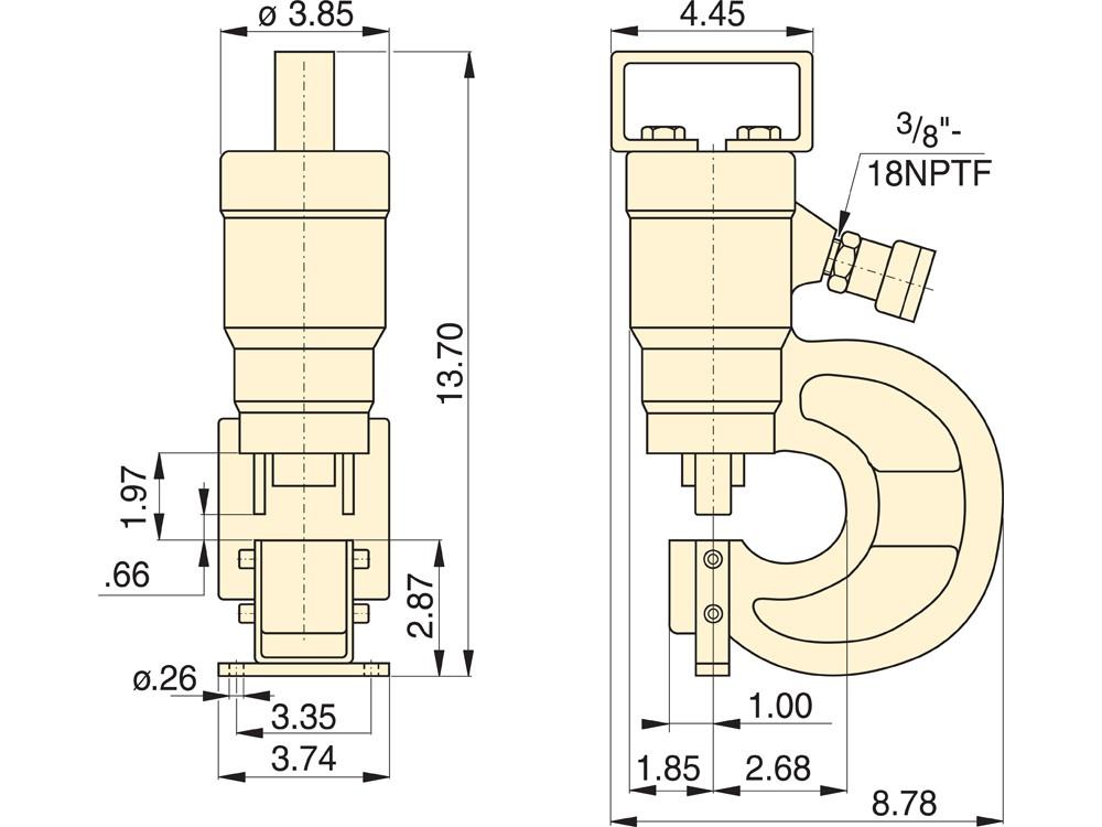 Imperial dimension diagram for SP35