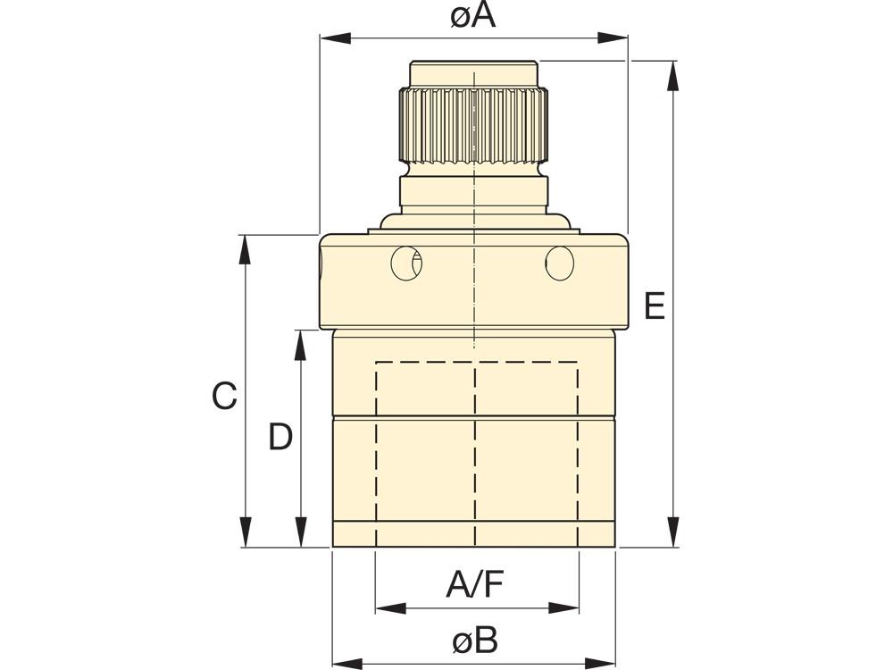 Dimension diagram for STTLR51565