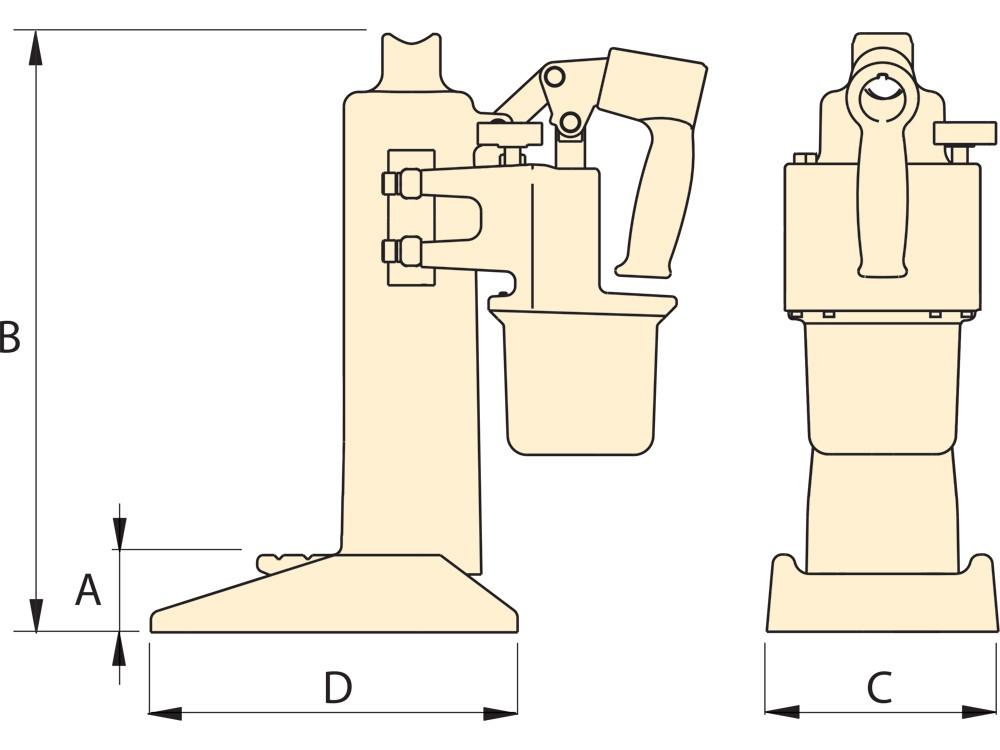 Dimension diagram for TJ109LS