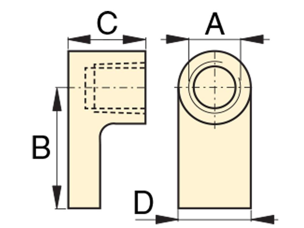 Dimension diagram for A530