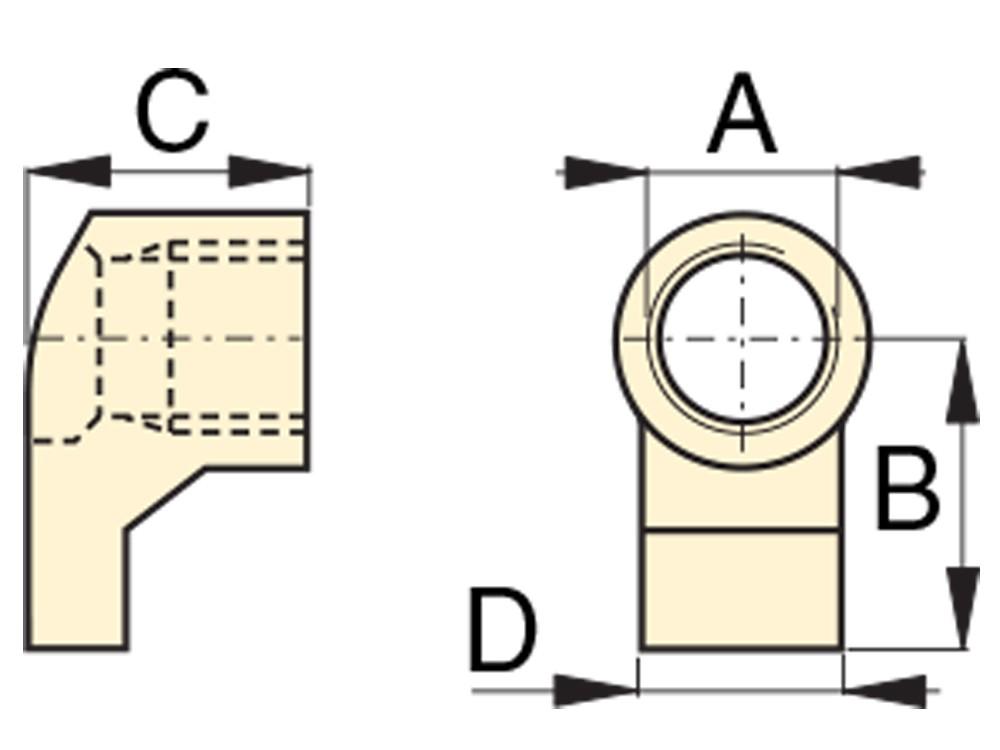 Dimension diagram for A1034