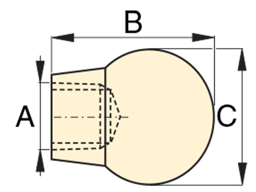 Dimension diagram for A128