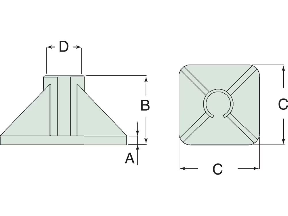 Dimension diagram for BA10