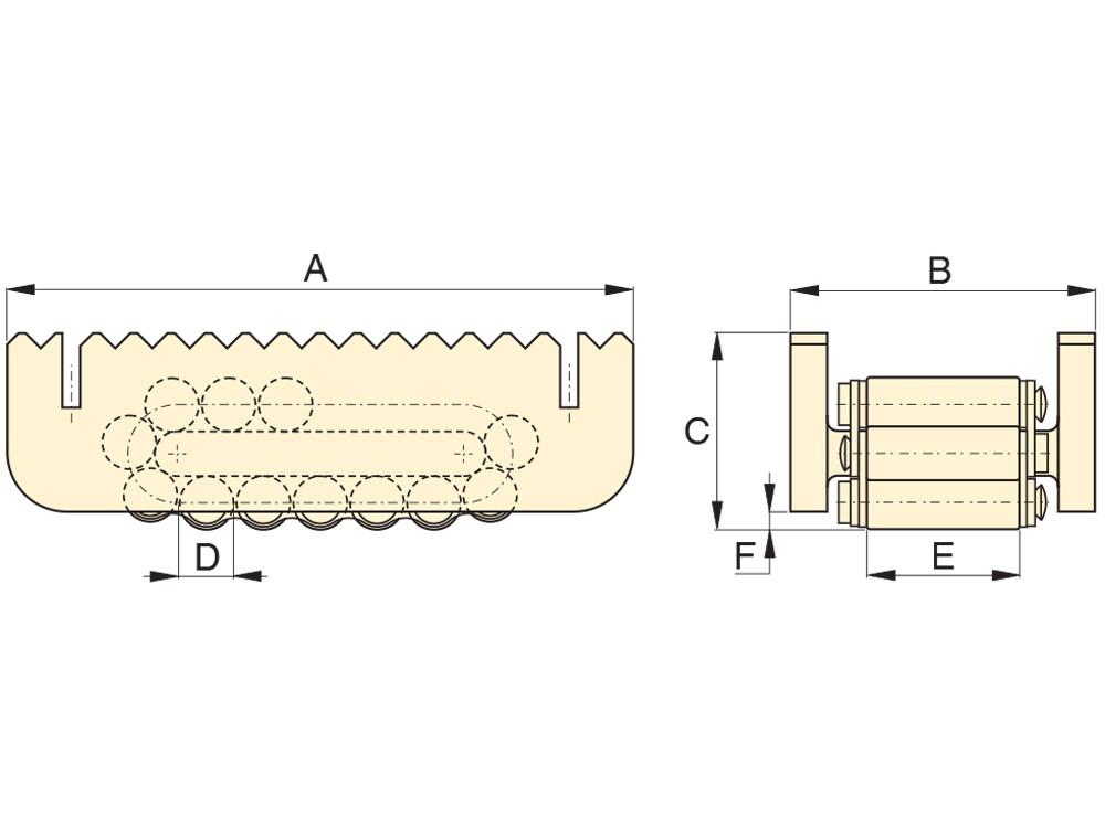 Dimension diagram for ER-15