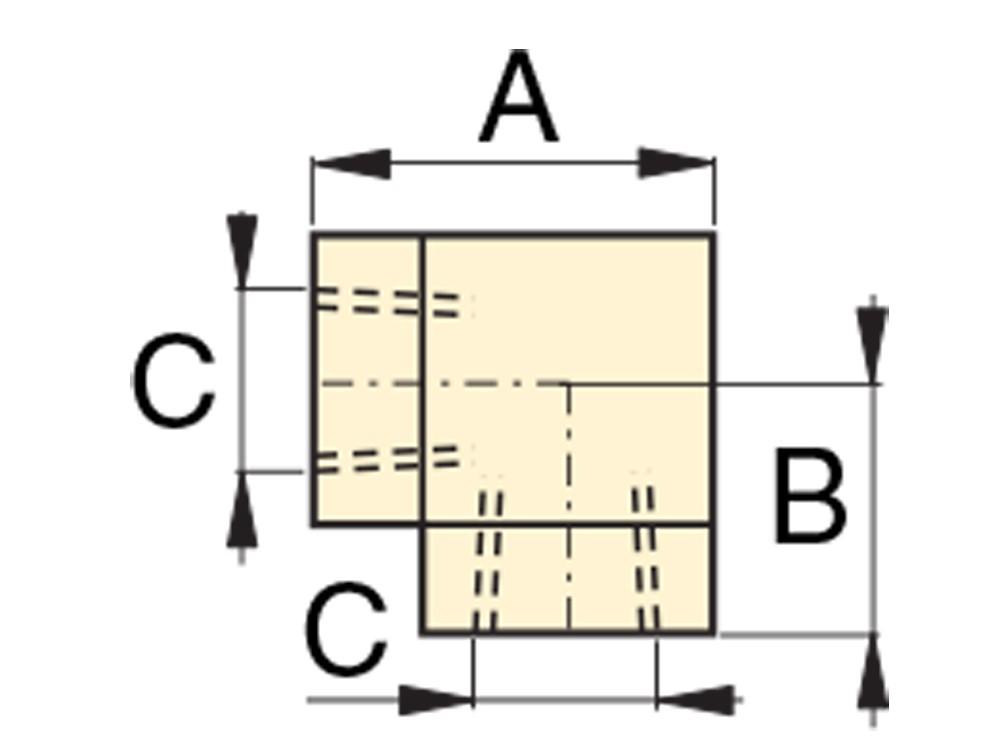 Dimension diagram for FZ1638