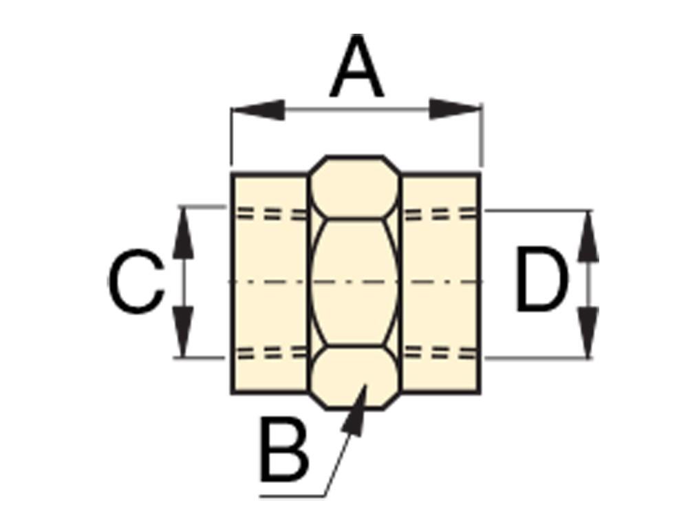 Dimension diagram for FZ1614