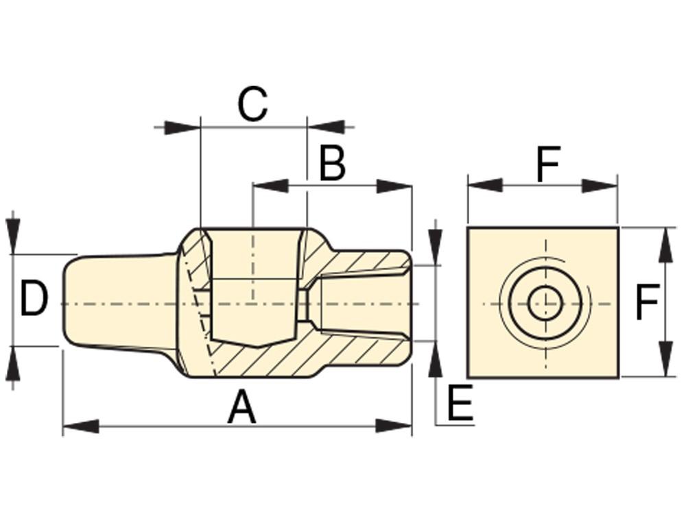 Dimension diagram for GA1