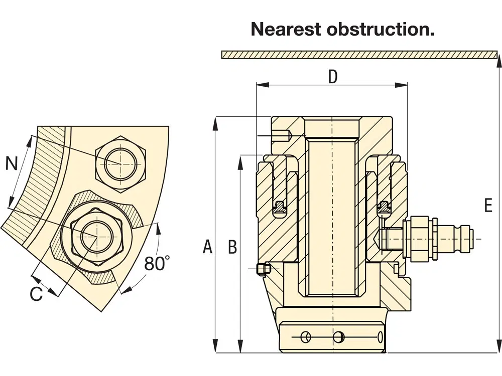 Dimension diagram for GT1LCB
