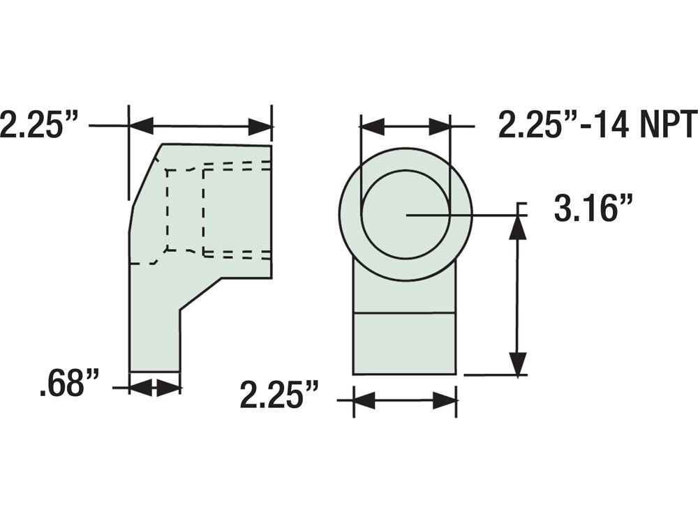 Imperial dimension diagram for MK-6