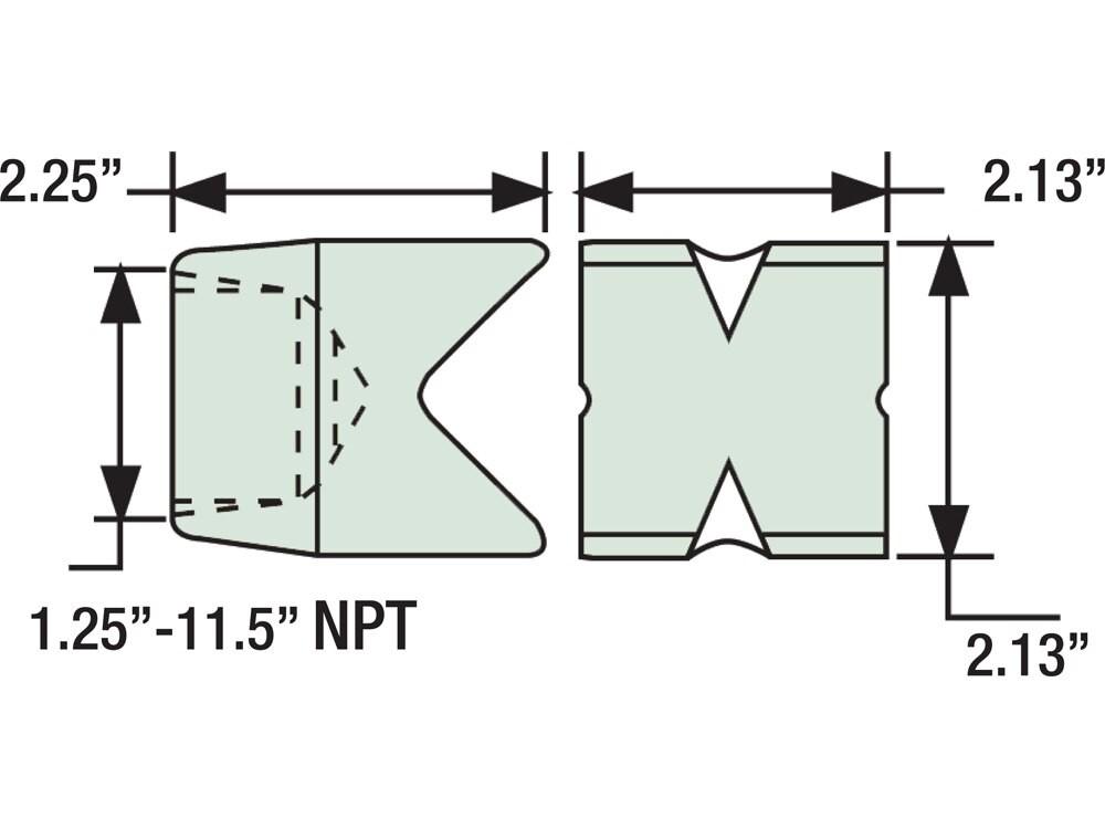 Imperial dimension diagram for MK-11