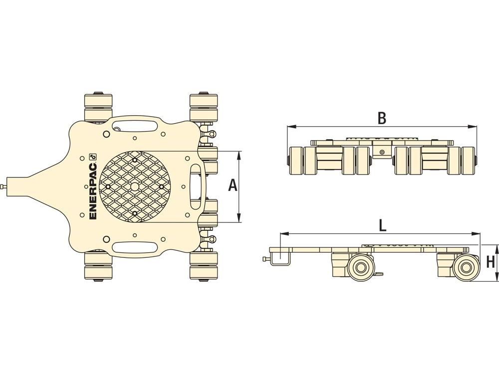 Dimension diagram for MLSR3