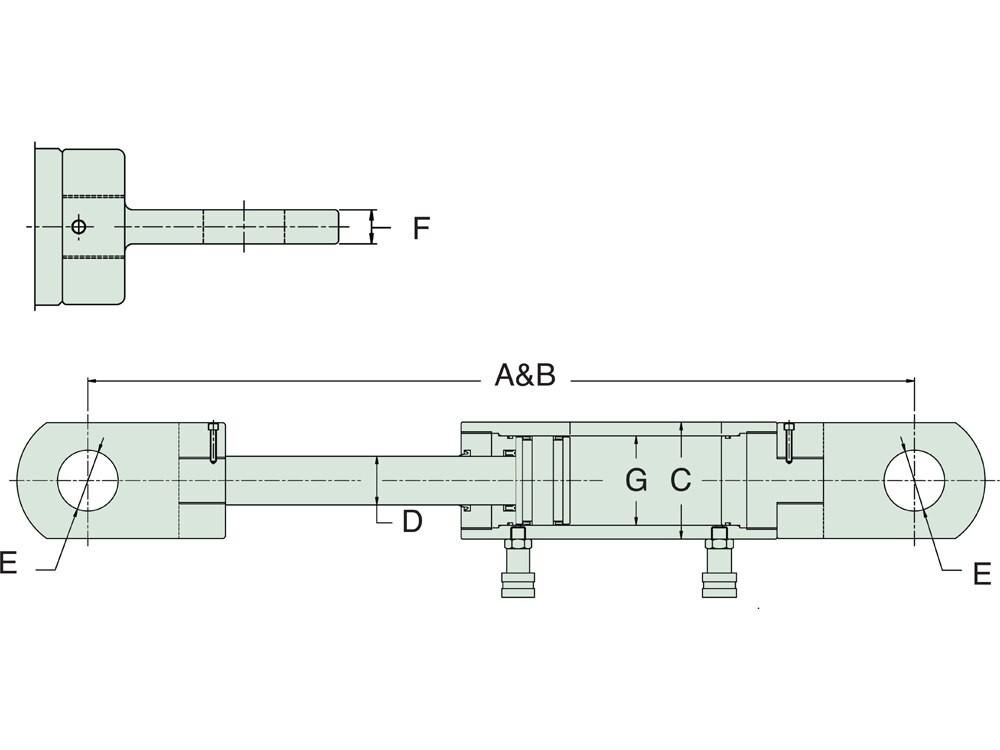 Dimension diagram for RDP106