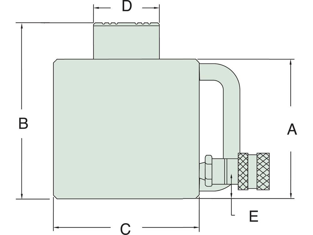 Dimension diagram for RLS101