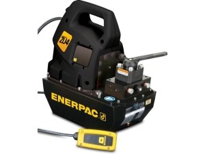 Zu4408me Electric Hydraulic Pump Standard 4 3 Manual Valve 230v 8 0 Litres Usable Oil Enerpac
