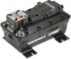 Pasg3002sb Turbo Ii Air Hydraulic Pump Mount For Single Do3 Valve 180 In3 Min Oil Flow At 100 Psi Enerpac
