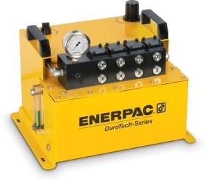 Wap07008d Air Driven Hydraulic Pump 612 In3 Min Oil Flow At 100 Psi 415 In3 Usable Oil Enerpac