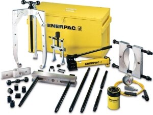 Bhp3751g 36 Ton Hydraulic Master Puller Set With Hand Pump Enerpac