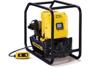 Ze5208tw Qhr Electric Hydraulic Torque Wrench Pump Lcd Display 120 In3 Min Oil Flow At 10 000 Psi 400v For Use With S W Series Wrenches Enerpac