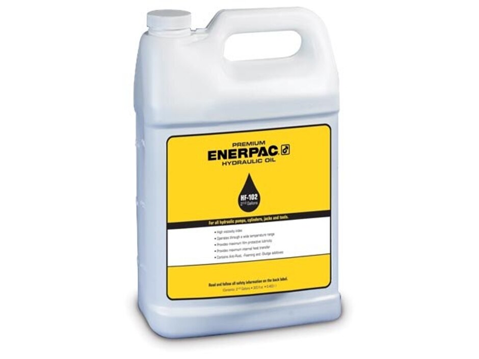 HF102, 5 Gallons, HF Hydraulic Oil Enerpac