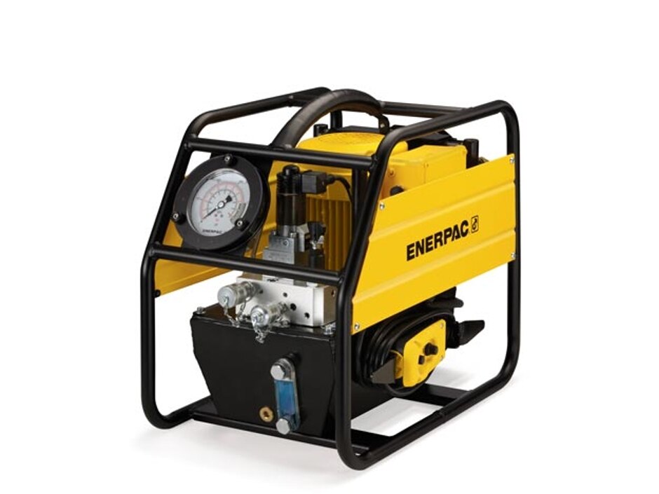 Tq700e Electric Hydraulic Torque Wrench Pump European Plug 4 0 Litres Usable Oil 230v Enerpac