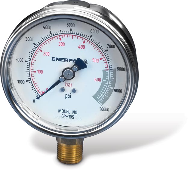 60MM Hydraulic Pressure/Seismic Oil Filled Pressure Gauge Meter700KG 10000psi 