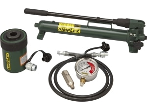 Steel Center Hole Cylinder and Steel Hand Pump Set Series ST