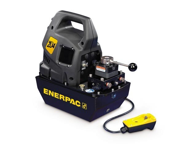 Enerpac ZU4408PE Universal Electric Pump with VM43M Jog Valve Basic 230V and 8 L Usable Oil Capacity